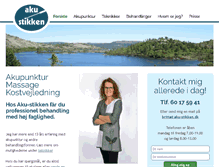 Tablet Screenshot of aku-stikken.dk
